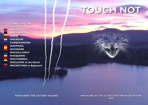 2020 Touch Not Magazine front cover picture